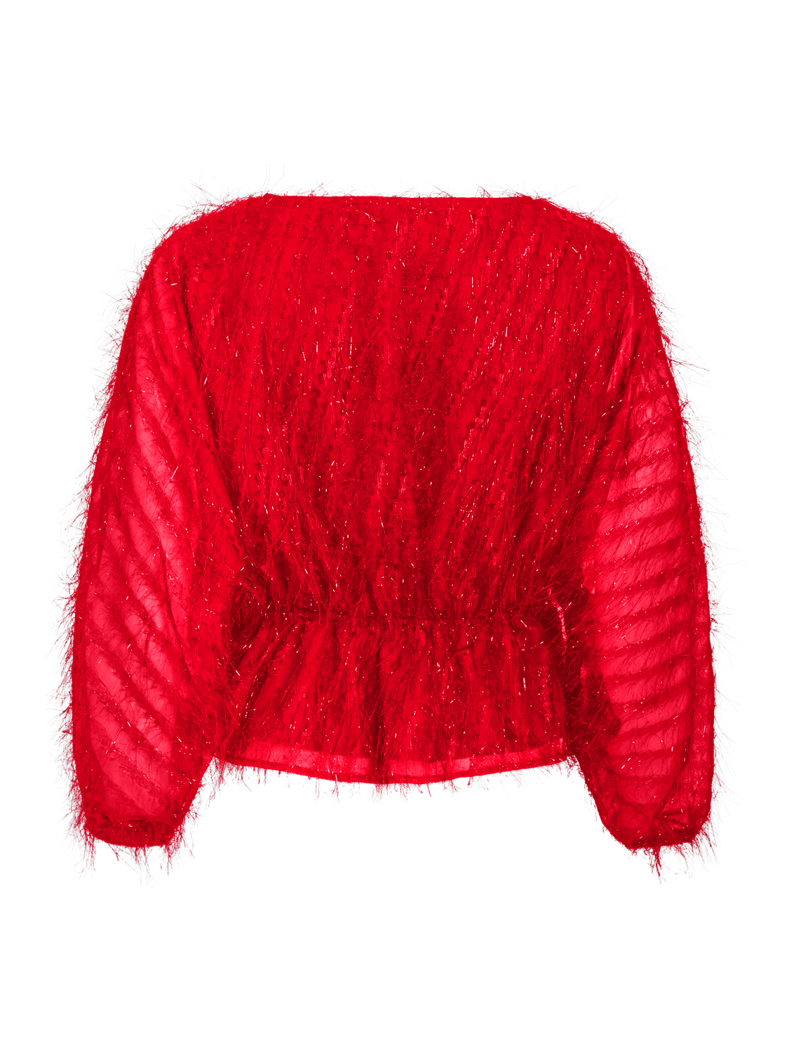 VIFEATHER Top - Racing Red - VERO MODA & VILA Bergvik